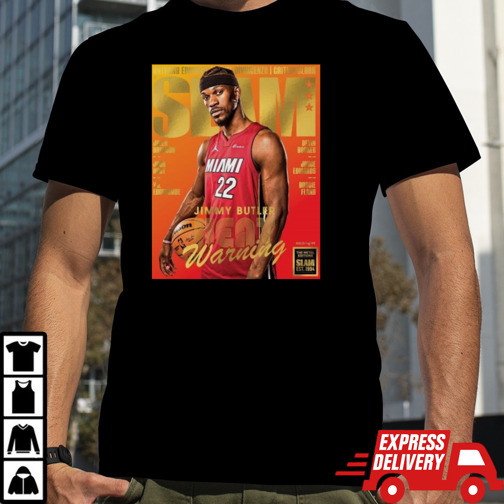 SLAM Jimmy Butler Miami Heat Warning Shirt