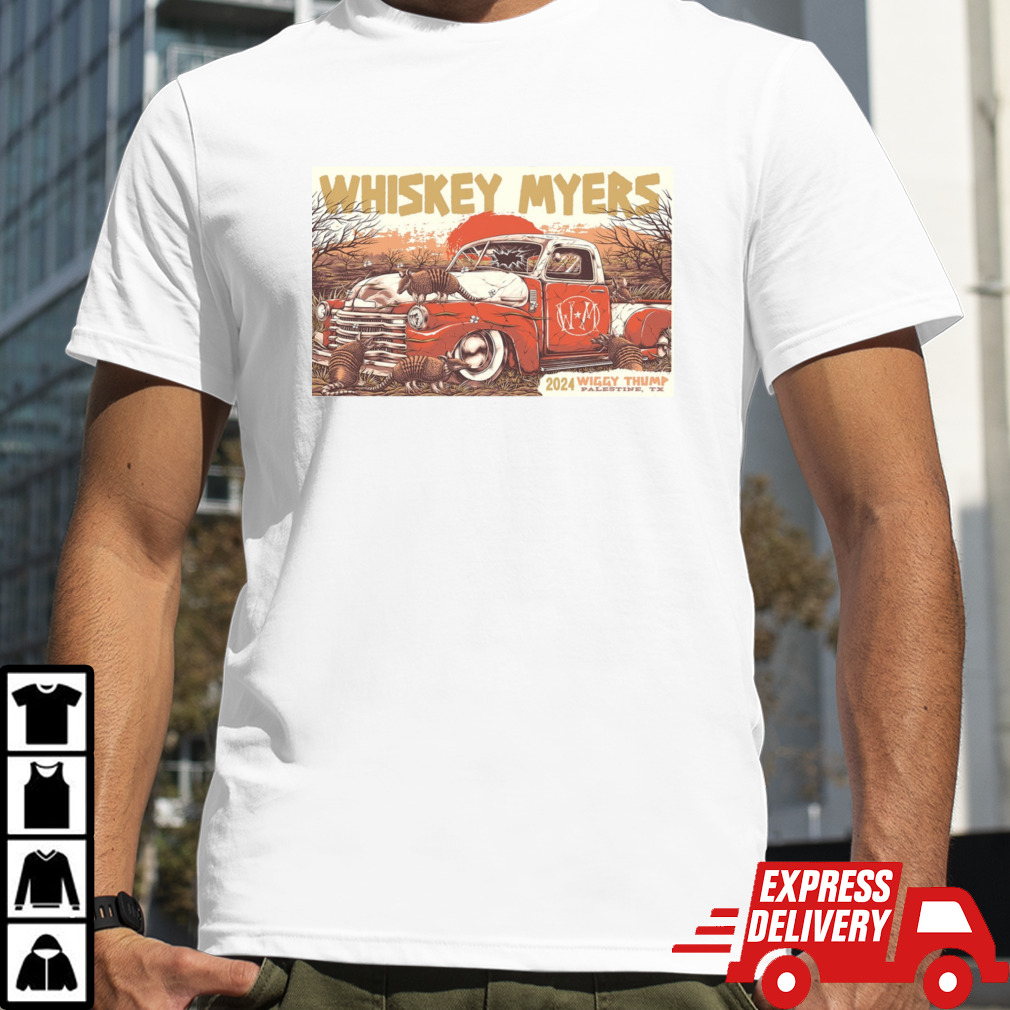 April 20, 2024 Whiskey Myers Palestine, TX Tour Poster shirt