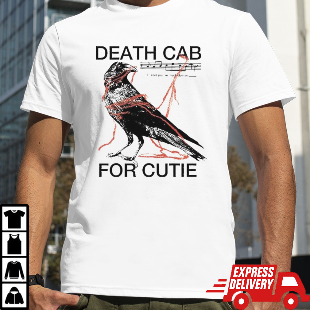 Death Cab For Cutie I Need You So Much Closer Crow Spring 2024 Tour Shirt