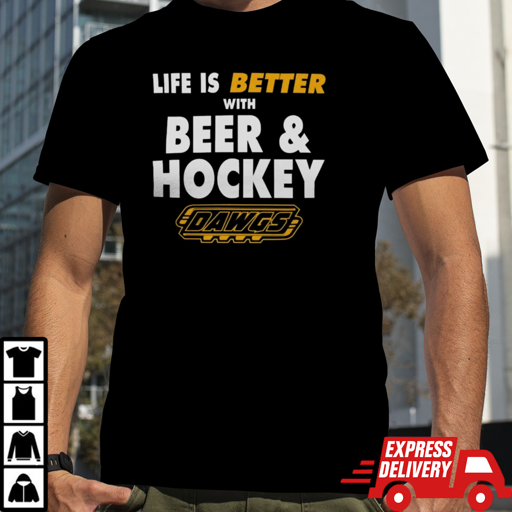 Sphl 2024 Roanoke Rail Yard Dawgs Life Is Better T-shirt