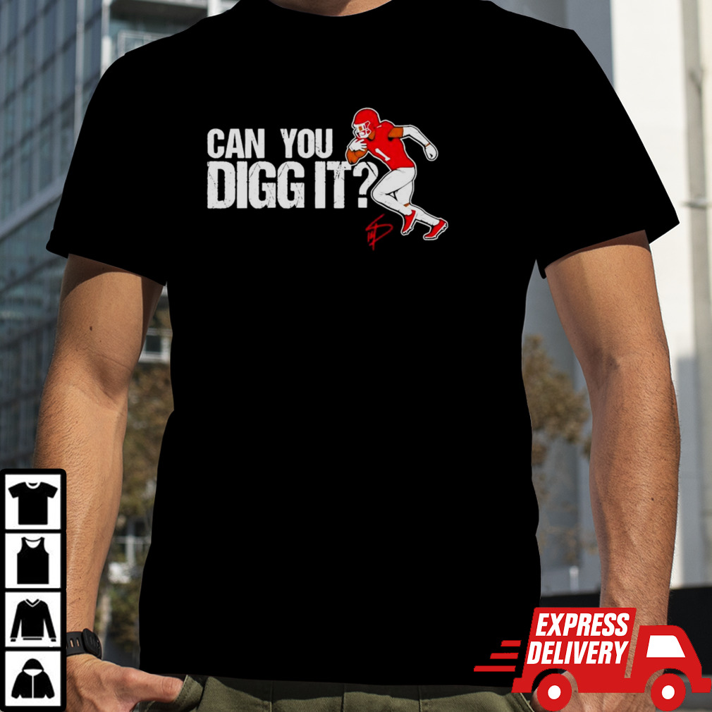 Stefon Diggs can you digg it Houston football shirt