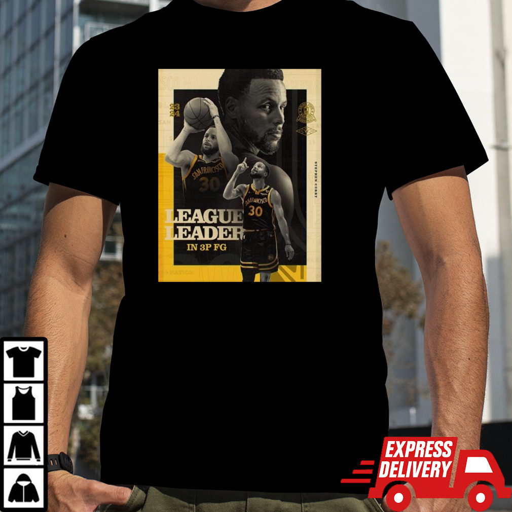 Stephen Curry Is League Leader In 3p Fg With 357 Regular Season Threes Made T-shirt