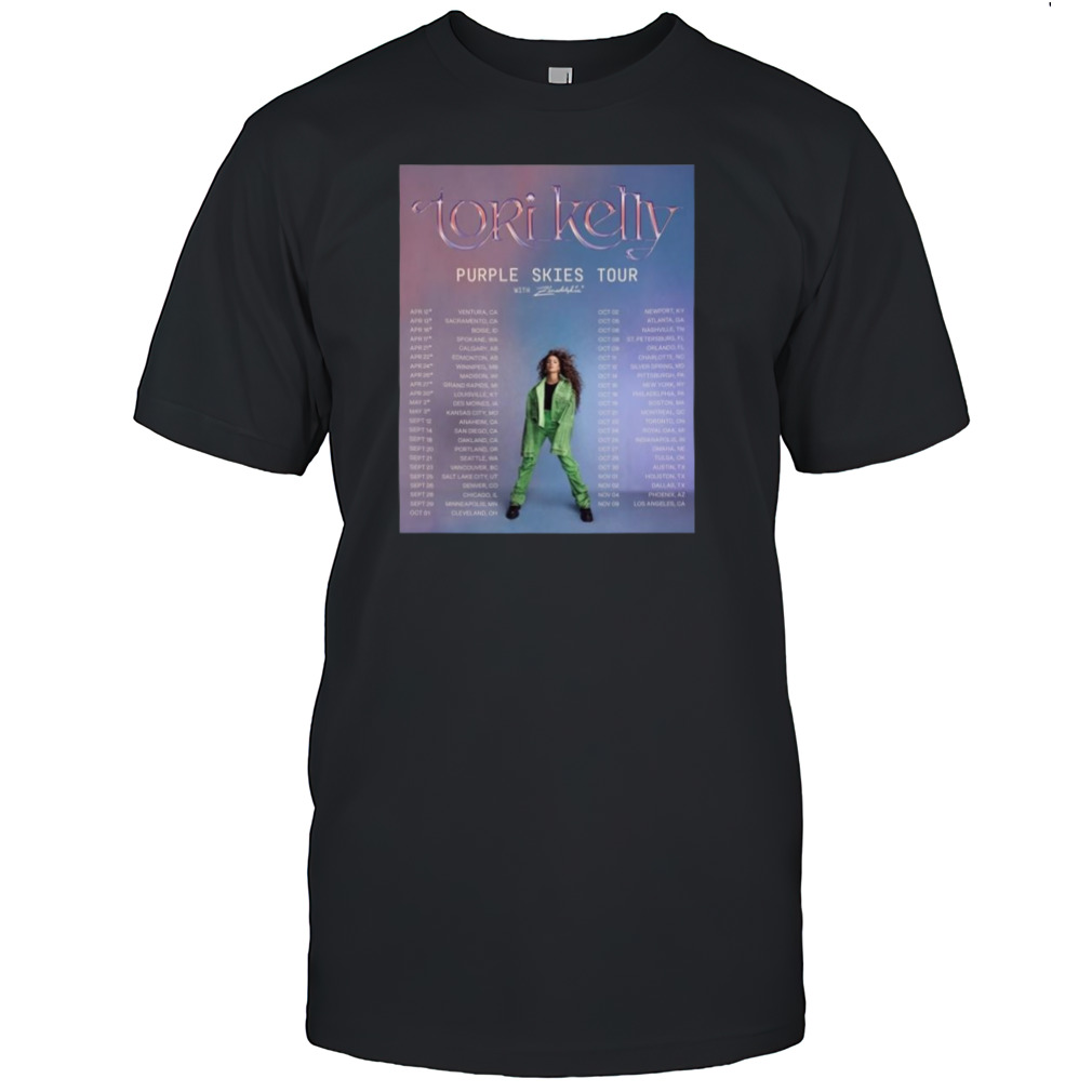 Tori Kelly Purple Skies Tour 2024 Shirt