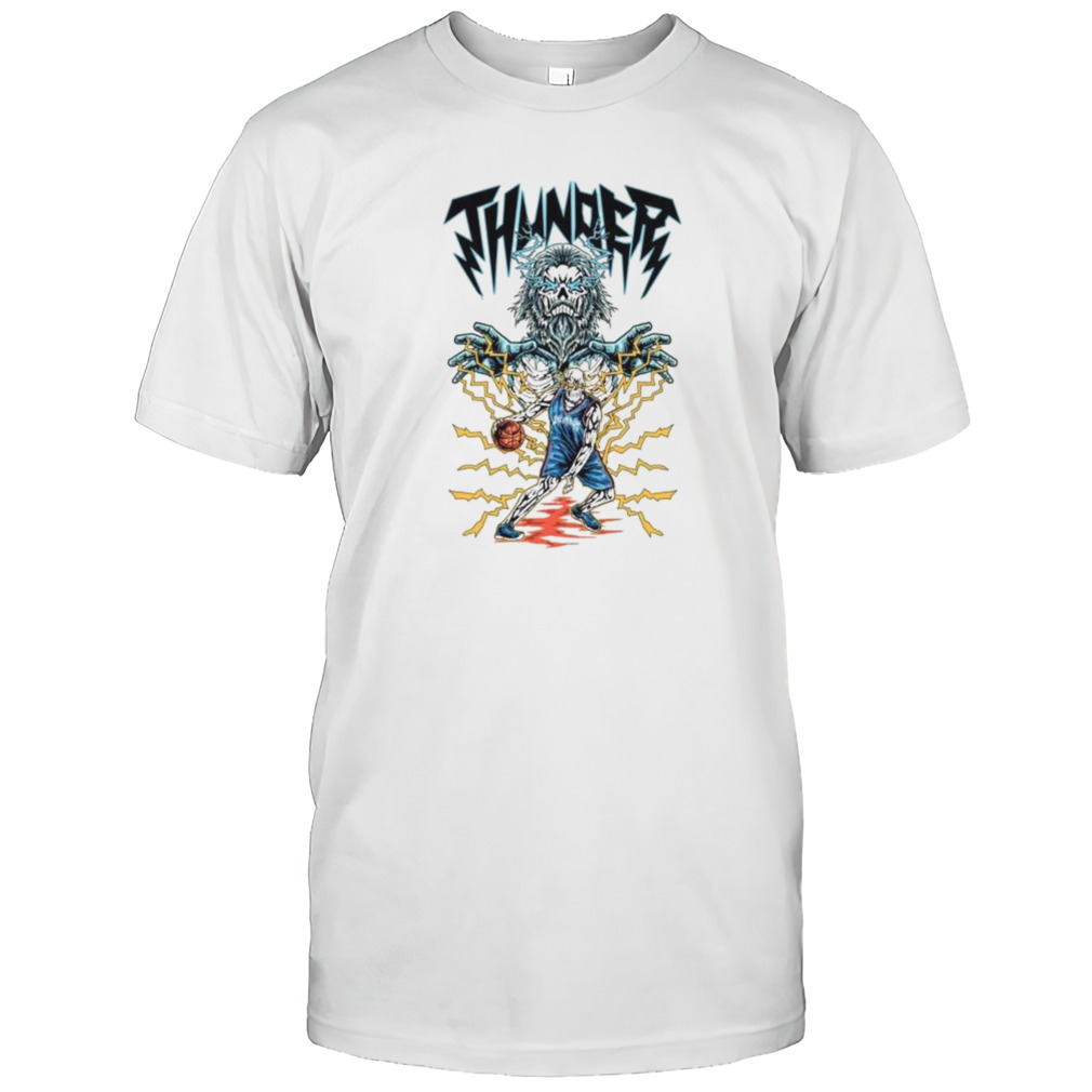 OKC Thunder skeleton shirt