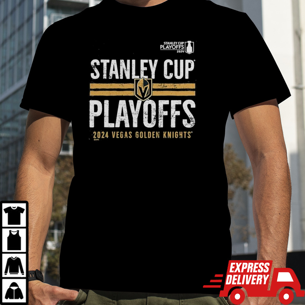 Vegas Golden Knights 2024 Stanley Cup Playoffs Crossbar T-shirt