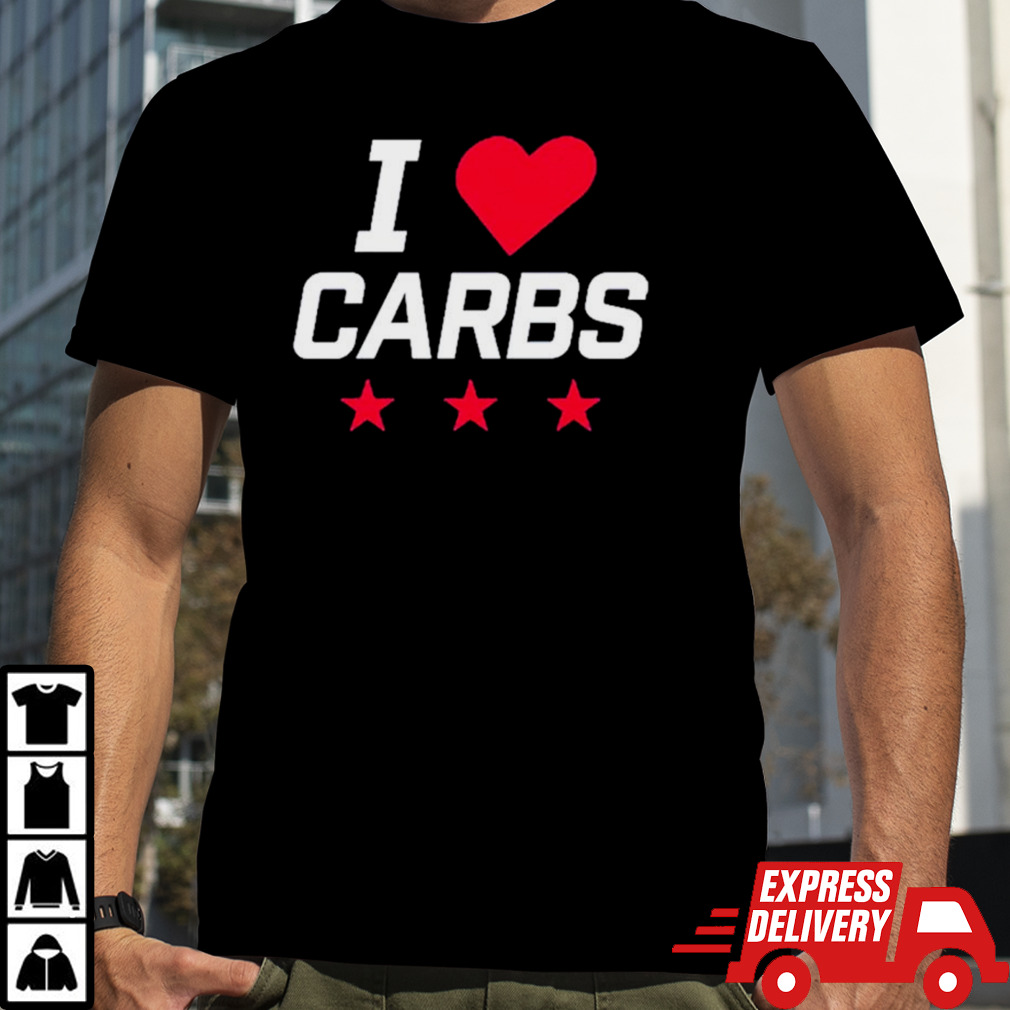 Washington Capitals hockey I Love Carbs shirt