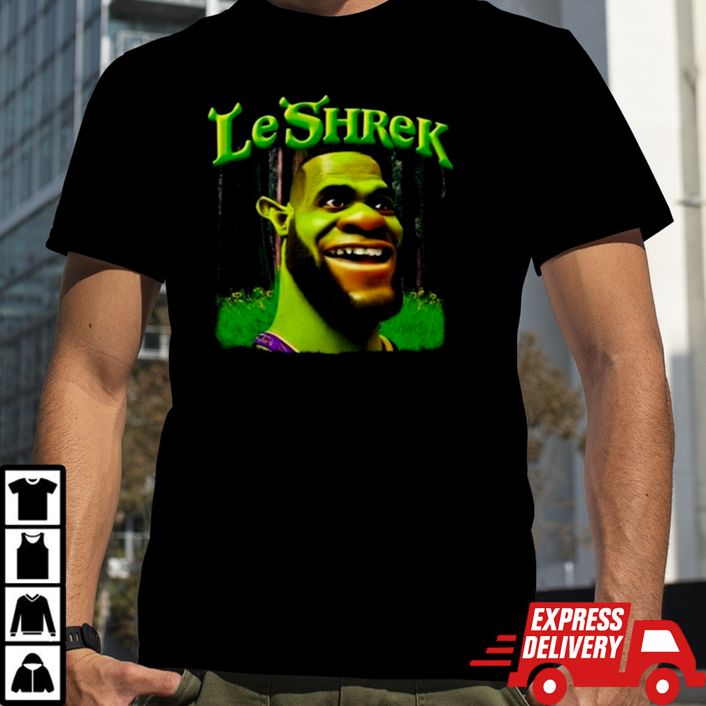 Ahh Tees Leshrek Leborn Shrek Shirt