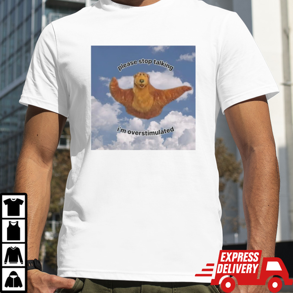 Please stop talking I’m overstimulated shirt