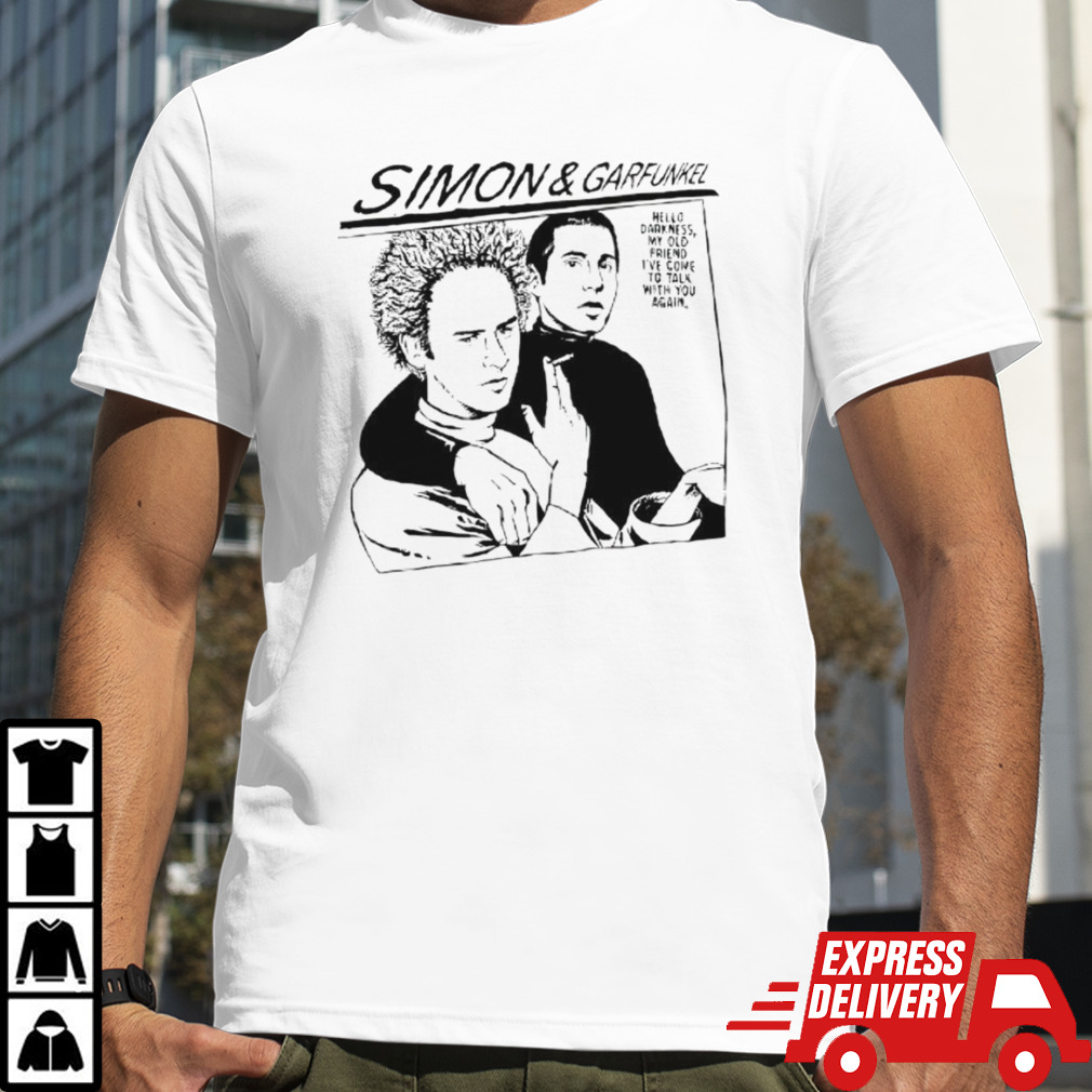 Simon & Goofunkel hello darkness my old friend shirt