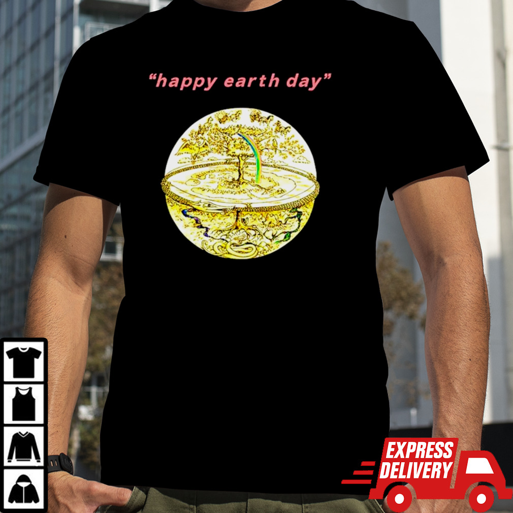 World tree happy earth day shirt