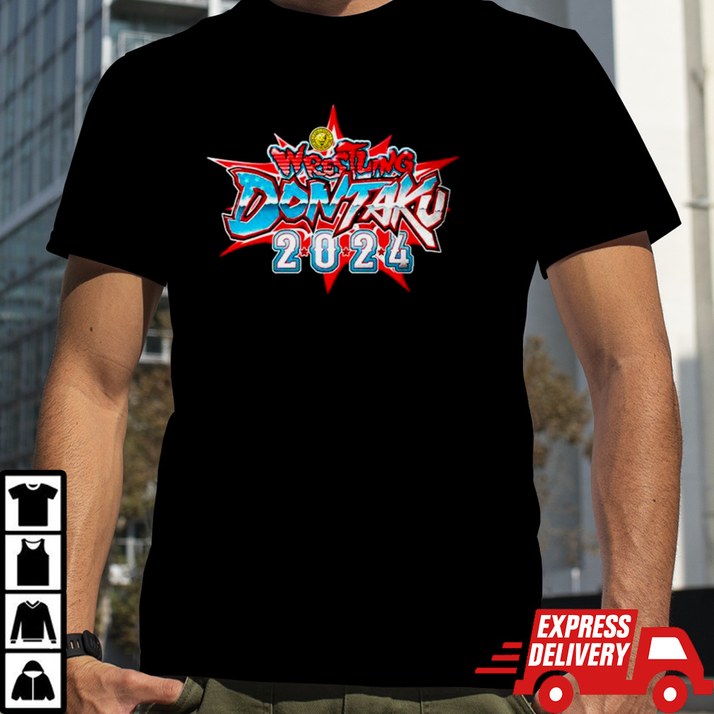 Wrestling Dontaku 2024 logo shirt