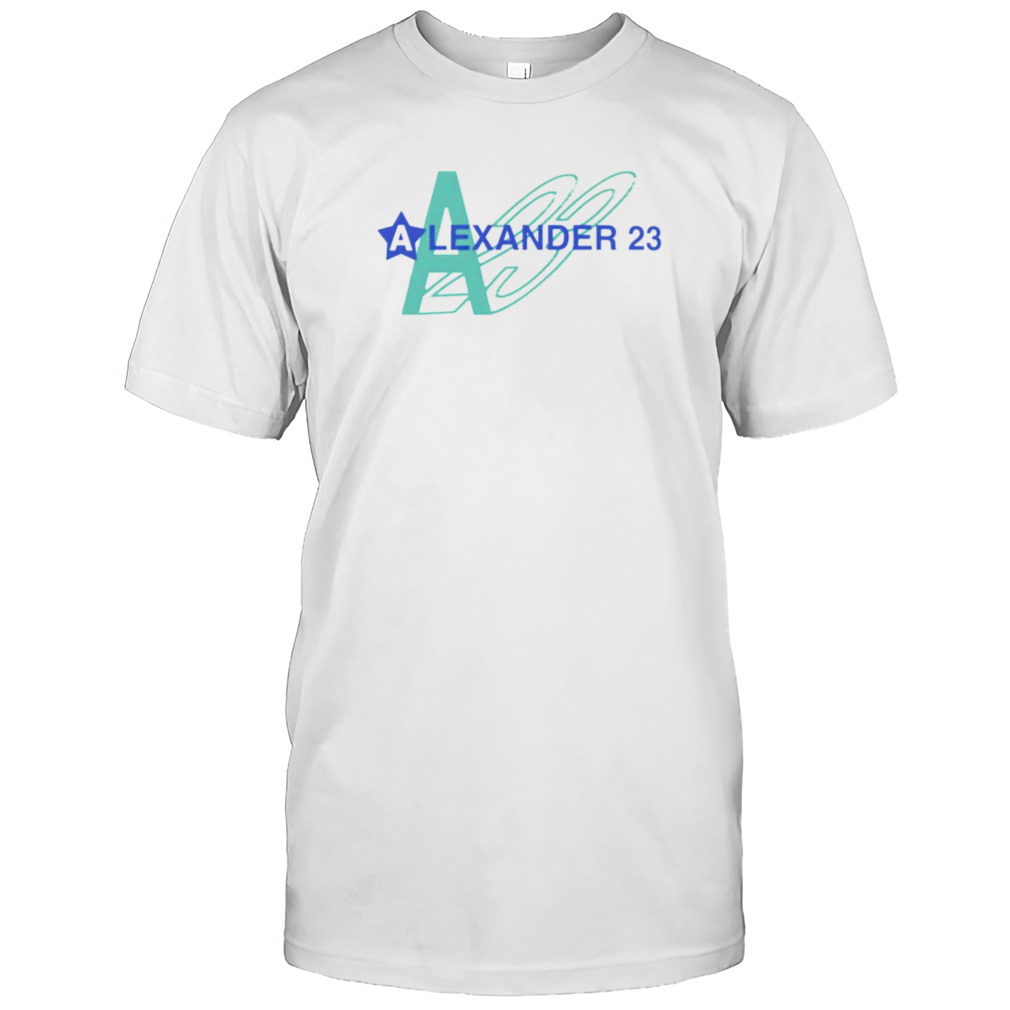 Alexander 23 composite logo shirts