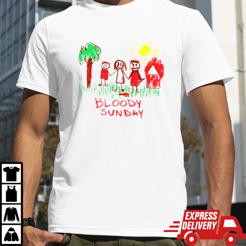 Bloody sunday earth day shirt