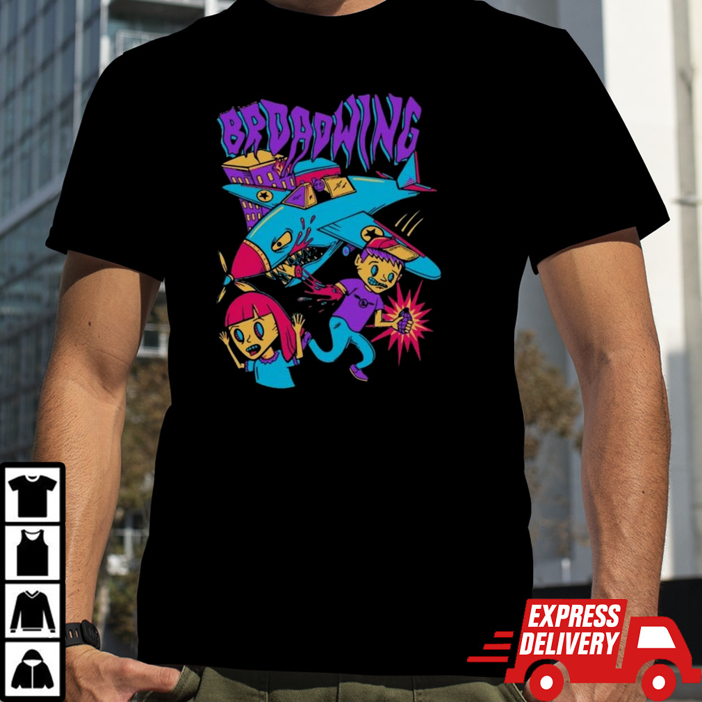 Broadwing Planes Eat Scene Kids T-shirt