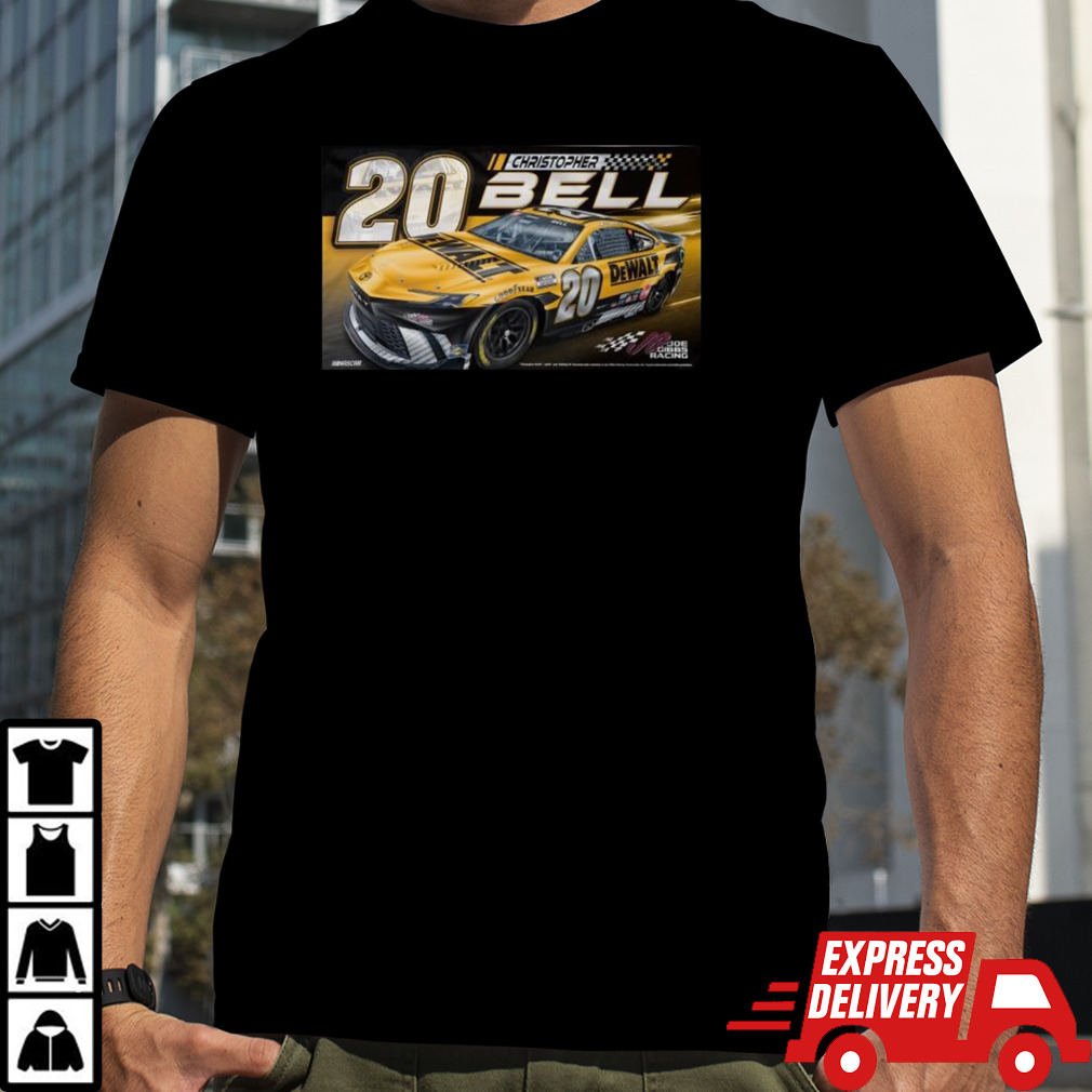 Christopher Bell Joe Gibbs Racing Wincraft Dewalt 20 T-shirt