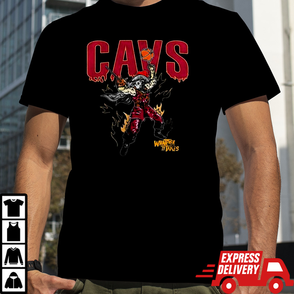 Cleveland Cavaliers Skeleton Basketball Wicked Weaves Shirt