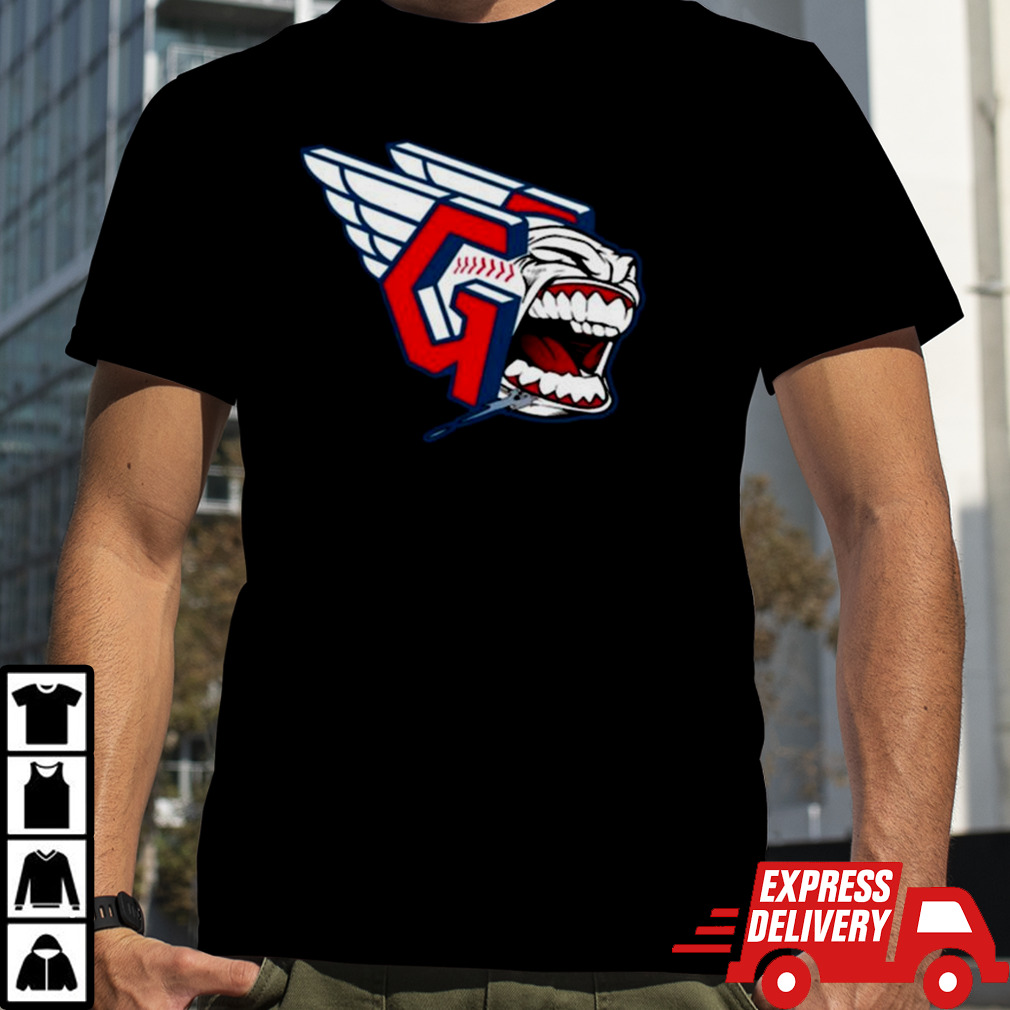 Cleveland Guardians Screaming Logo T-shirt