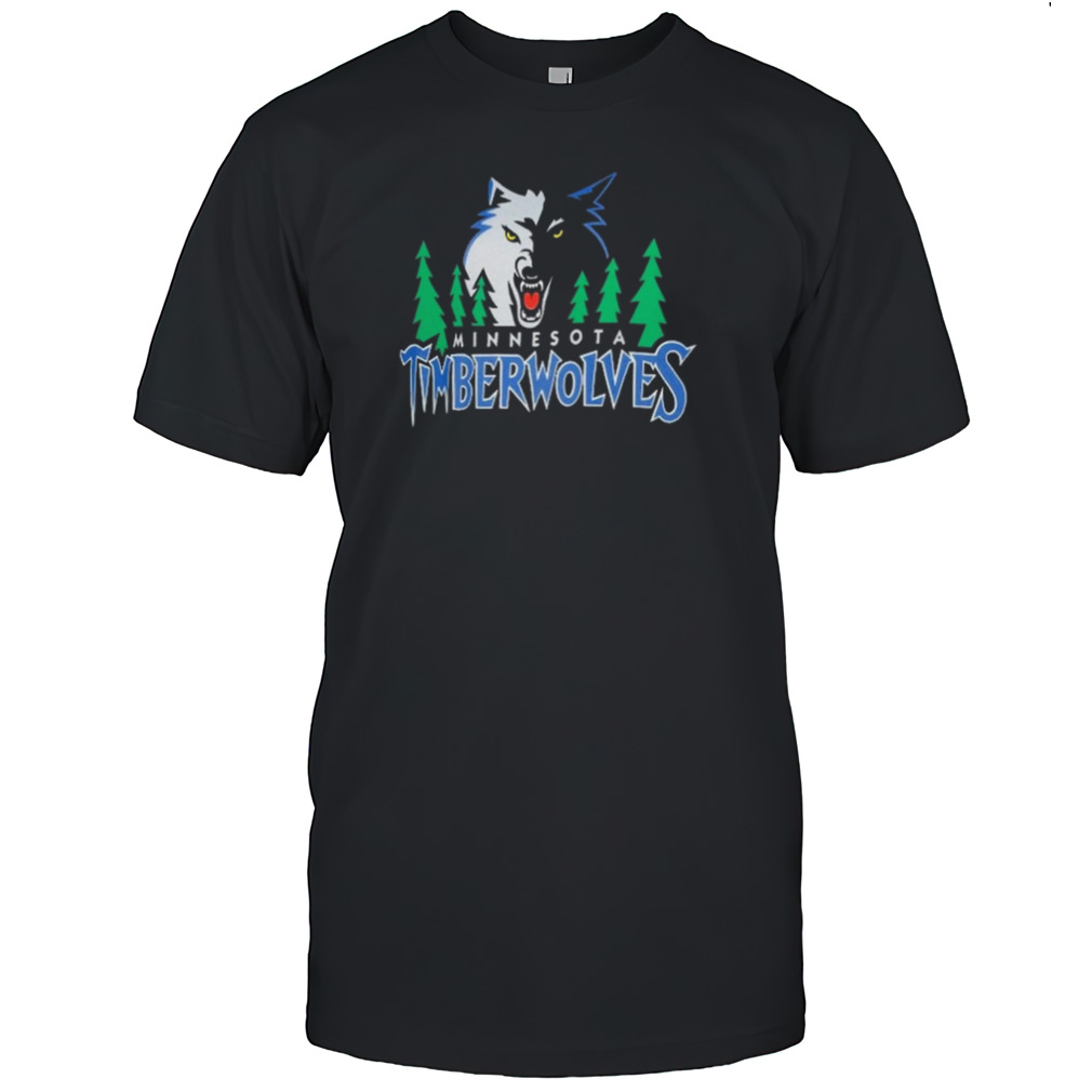 Minnesota Timberwolves Hardwood Classics Vintage Logo T-shirts