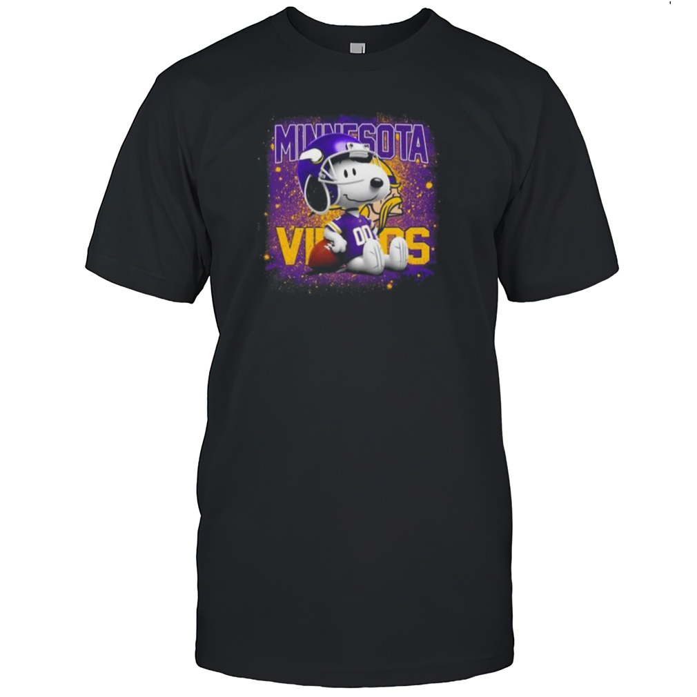 Minnesota Vikings Mix Snoopy T-shirt