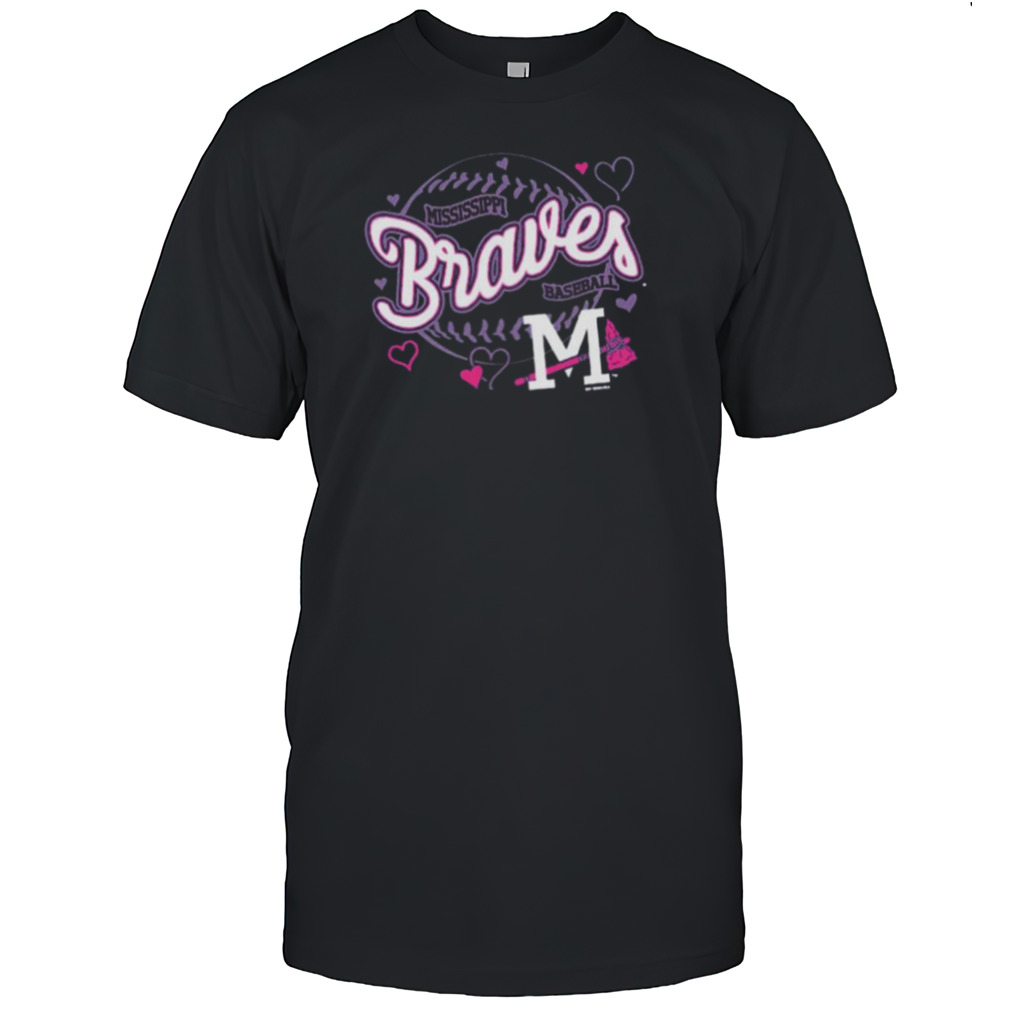 Mississippi Braves Youth Girls Britt shirts