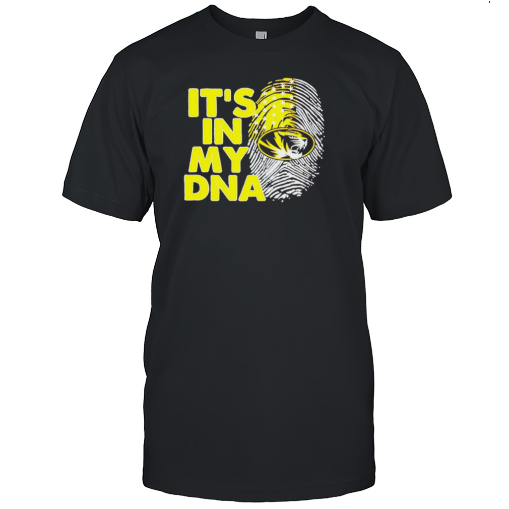 Missouri Tigers Its’s In My DNA Fingerprint shirts