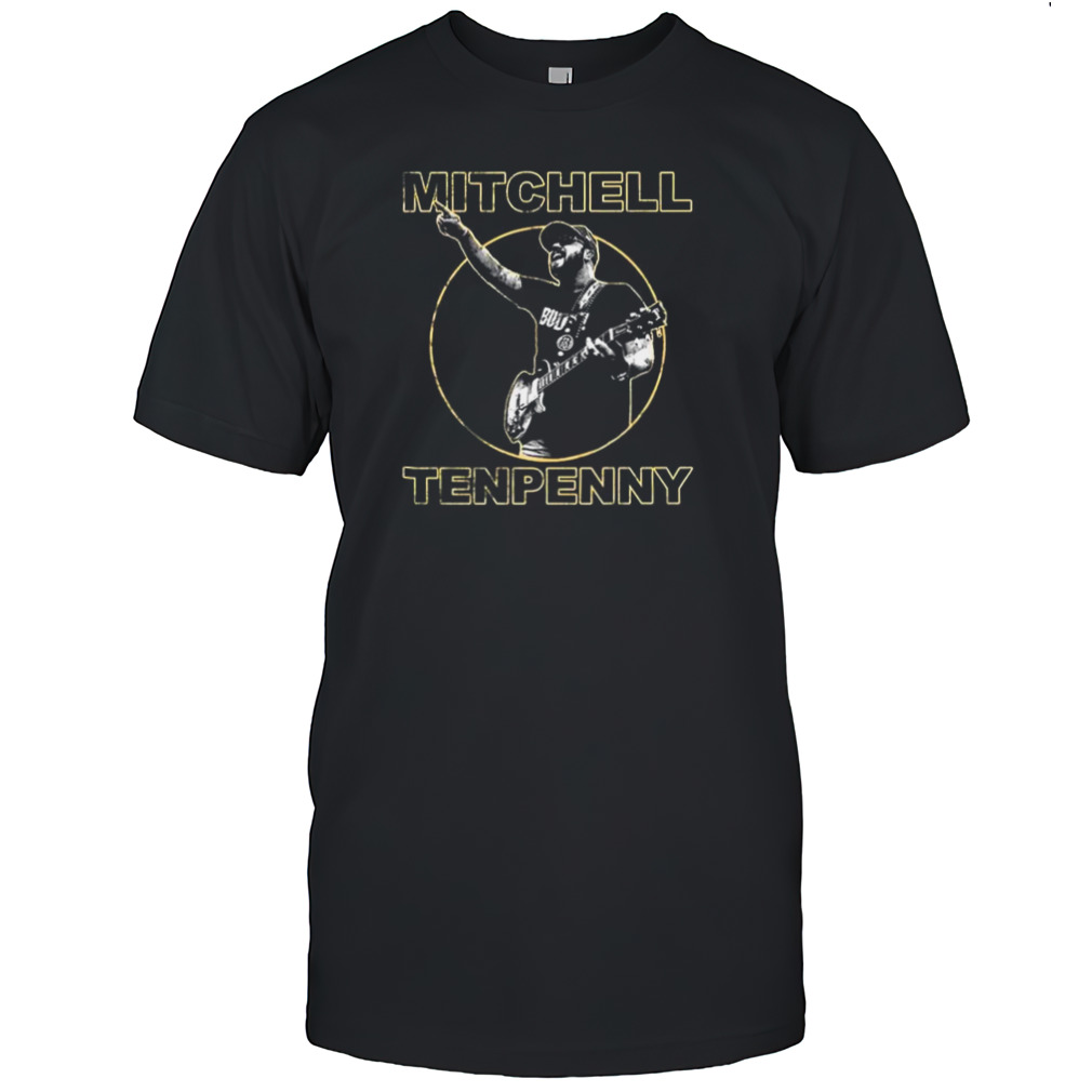 Mitchell Tenpenny Black Retro Photo T-shirt