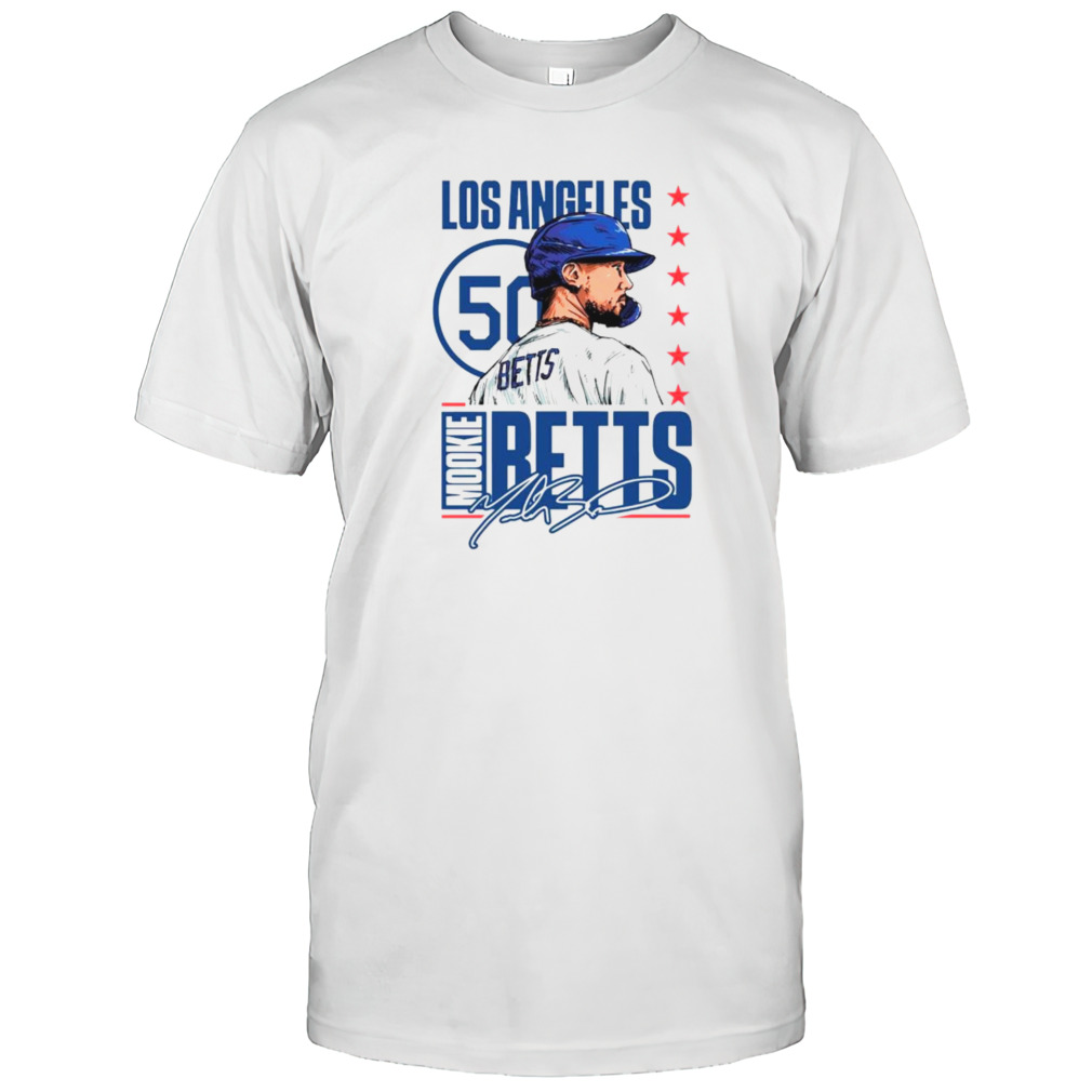Mookie Betts 50 MLB Los Angeles Dodgers Baseball player shirts