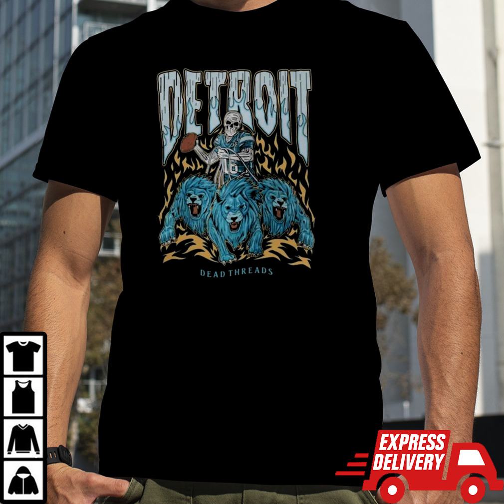 Dead Threads X Detroit Football 2024 T-shirt