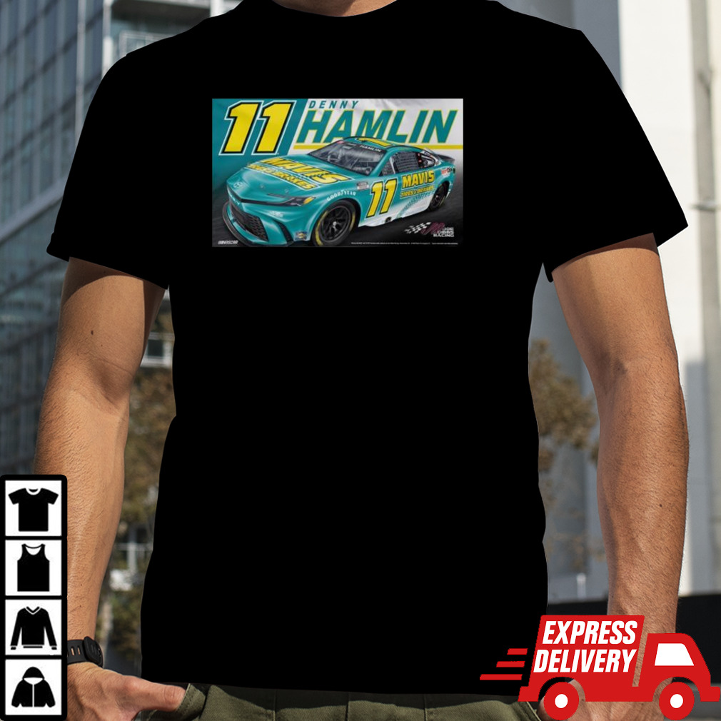 Denny Hamlin Joe Gibbs Racing Wincraft Mavis 11 T-shirt