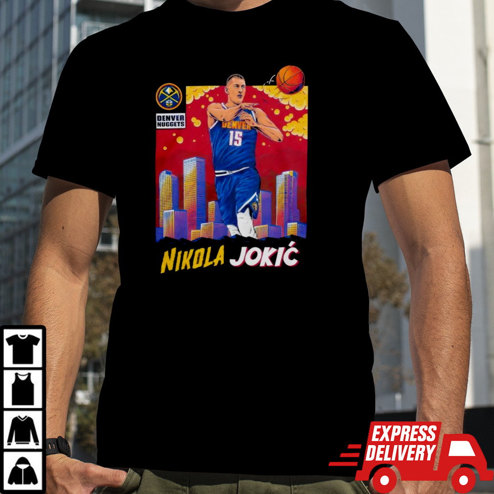 Denver Nuggets Sky Player Nikola Jokic #15 Shirt