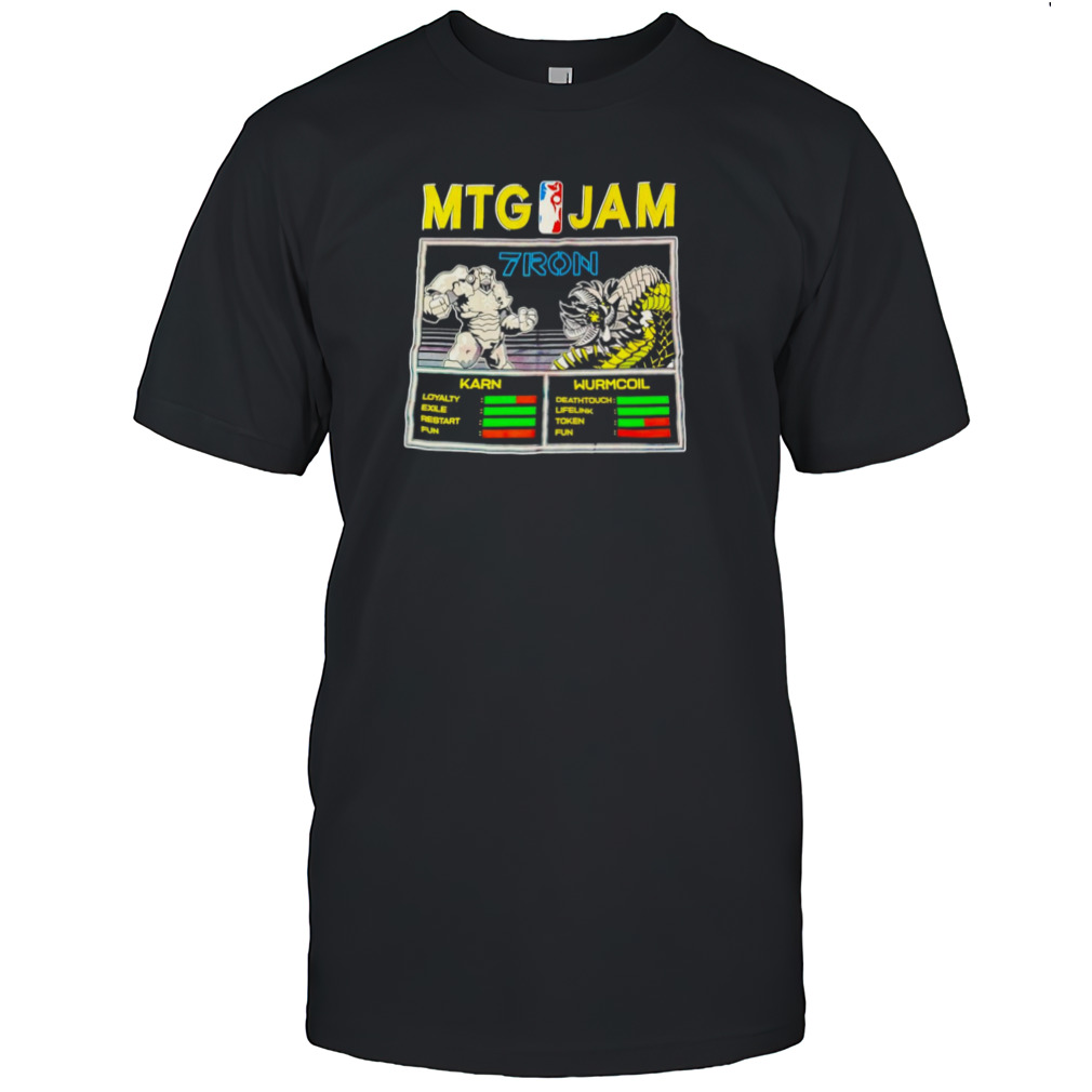 MTG Jam 7 ron Karn and Wurmcoil shirt