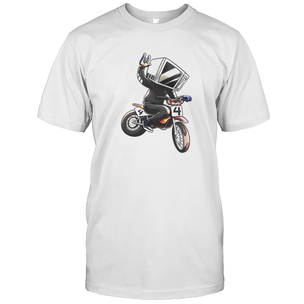 Microwave man bike shirt