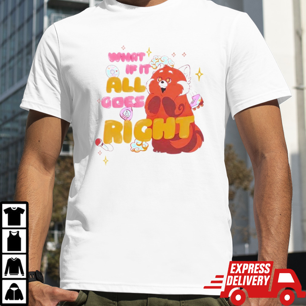 Panda Mei Turning Red What If It All Goes Right T-shirt