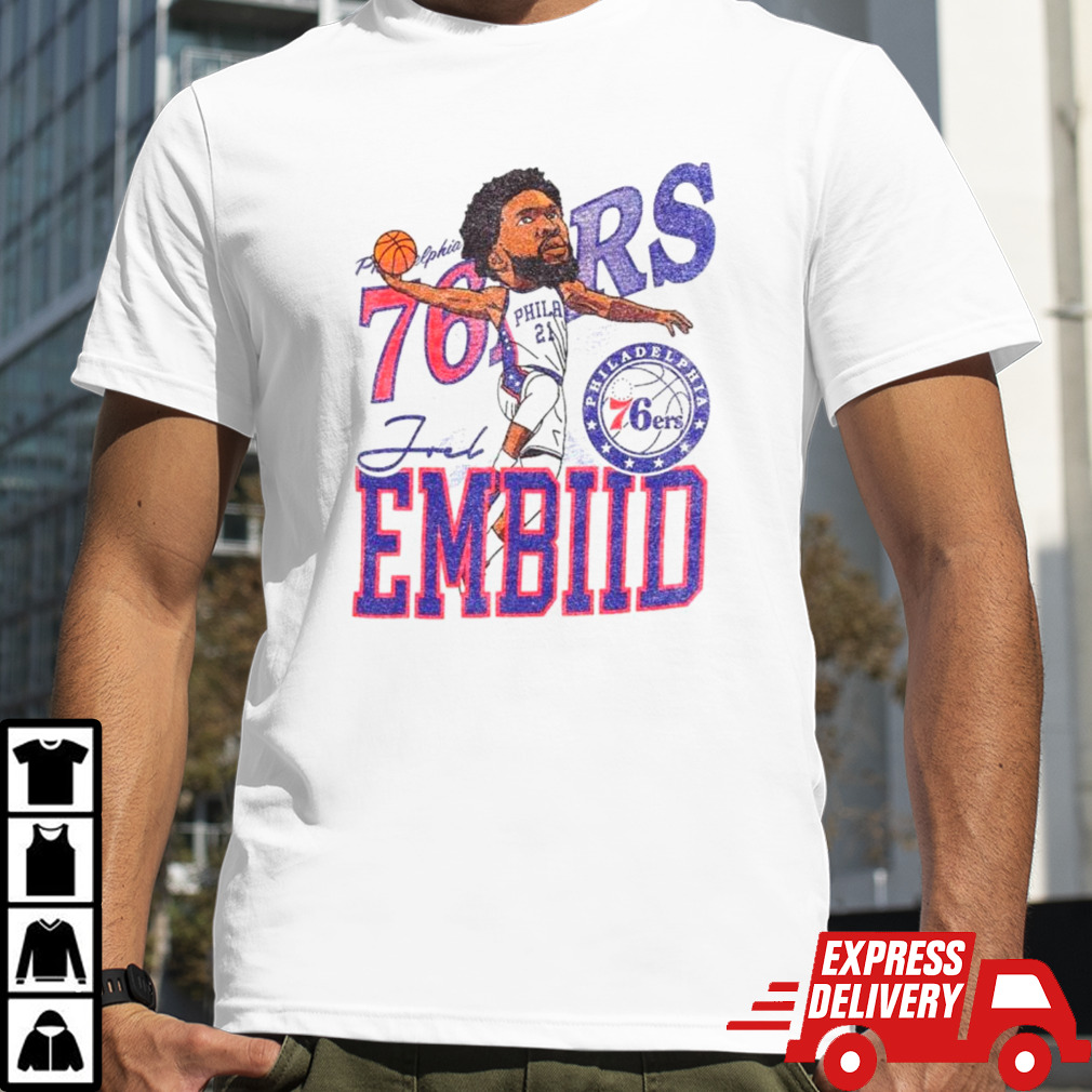 Philadelphia 76ers Joel Embiid Caricature shirt