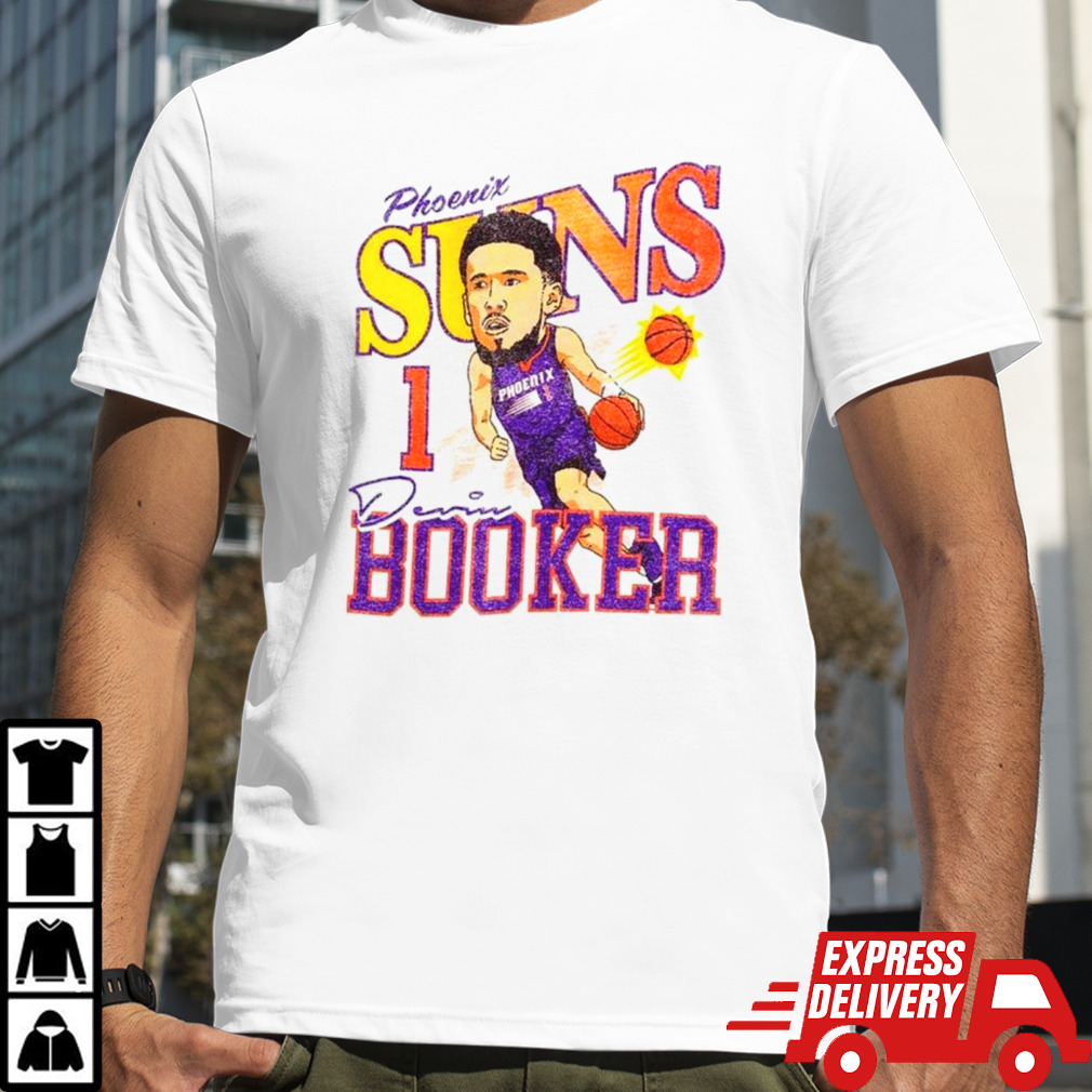 Phoenix Suns Devin Booker Caricature shirt