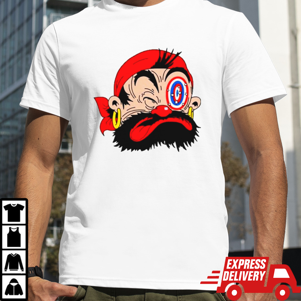 Popeye the sailor man bluto sindbad knockout shirt