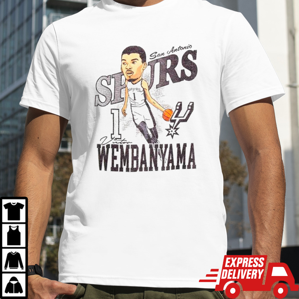 San Antonio Spurs Victor Wembanyama Caricature shirt