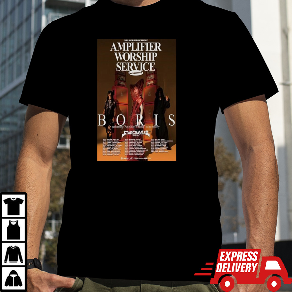 Amplifier Worship Service Boris North American 2024 T-shirt