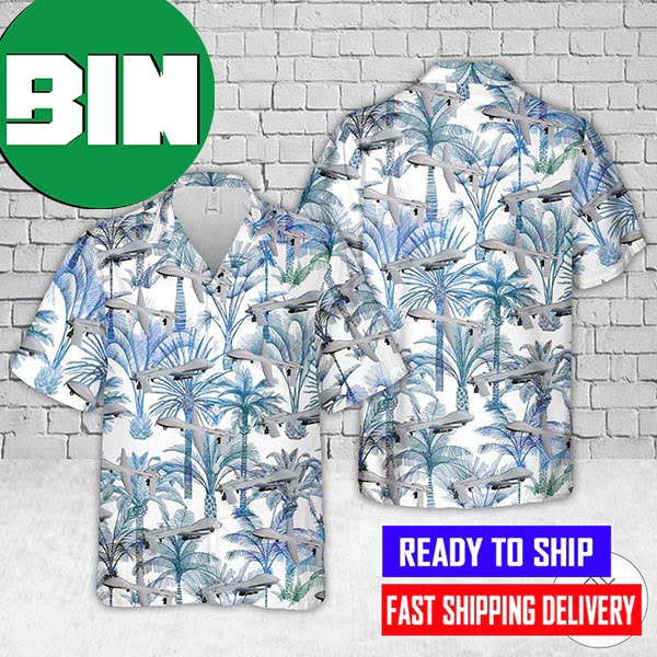 Army General Atomics MQ-1C Gray Eagle Hawaiian Shirt