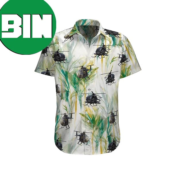 Army MD Helicopters MH-6 Little Bird Hawaiian Shirt