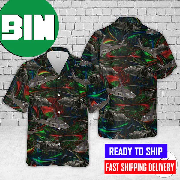 Army UH-60 Black Hawk Hawaiian Shirt