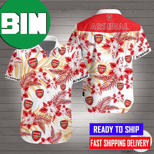 Arsenal F.C Hawaiian Shirt