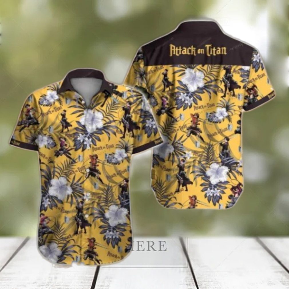 Attack On Titan Hawaiian Shirt Style Gift For Men And Women