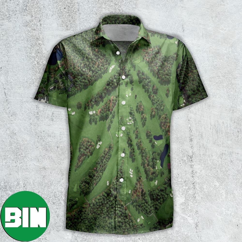 Augusta National Golf Club Map 2023 Summer Hawaiian Shirt