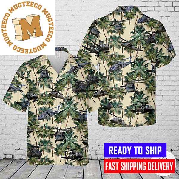 B-25J Mitchell Bomber US Air Force And Tree Military Hawaiian Shirt