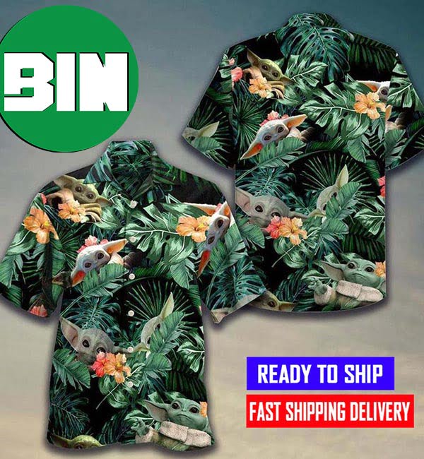 Baby Yoda Hawaiian Shirt