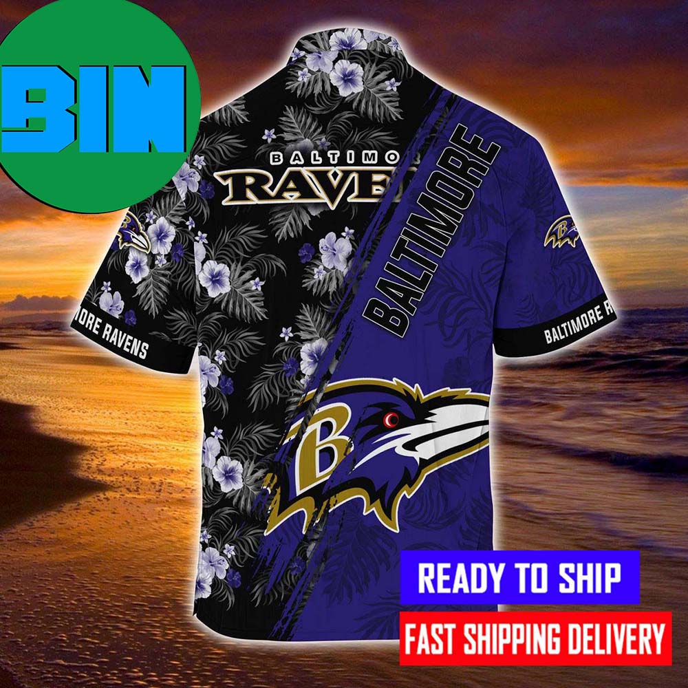 Baltimore Ravens NFL Summer Beach Hawaiian Shirt 6130