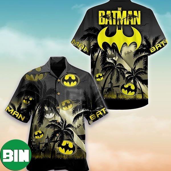 Batman DC Comics Palm Tree Summer Hawaiian Shirt