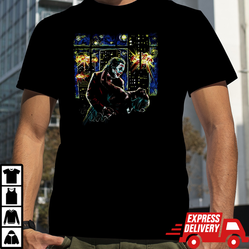 Joker Folie a Deux X Van Gogh’s Starry Night Hysterical Night shirt