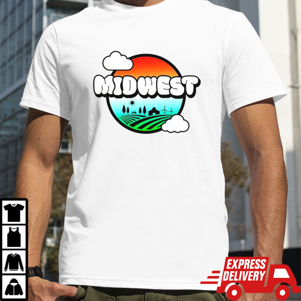 Midwest sunset vintage shirt